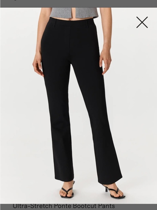 Quince Pants - Ultra-Stretch Ponte Bootcut Pants S